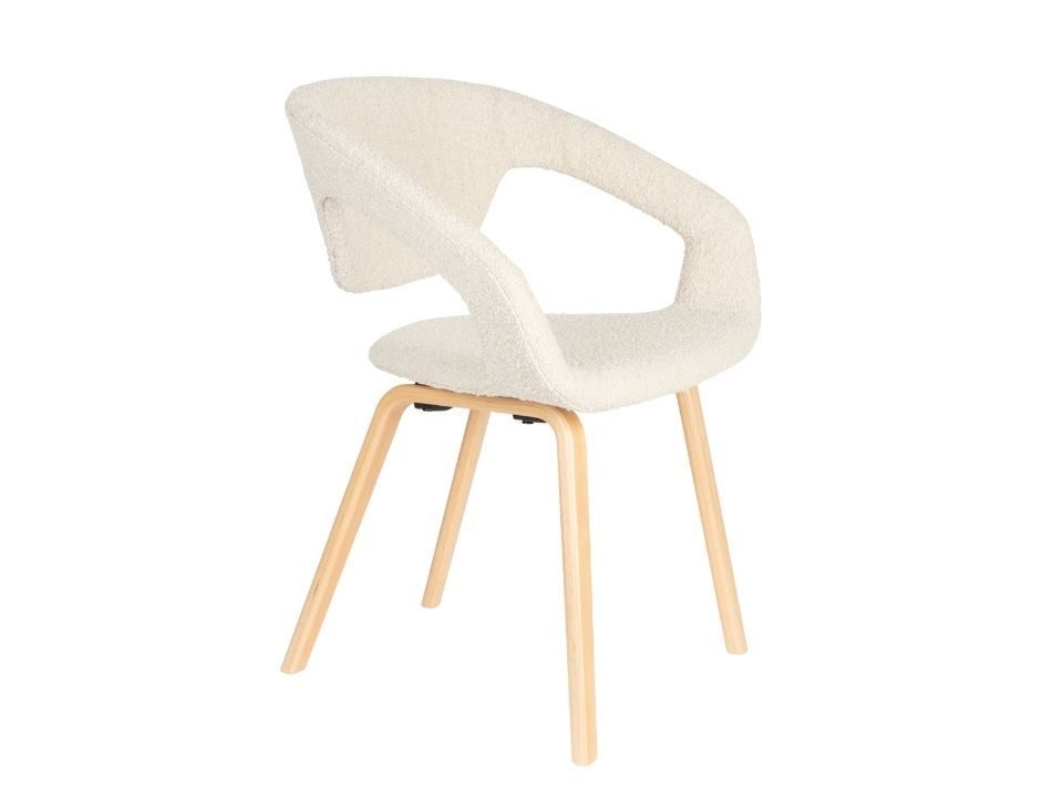 Armchair Flexback Boucle Beige 1
