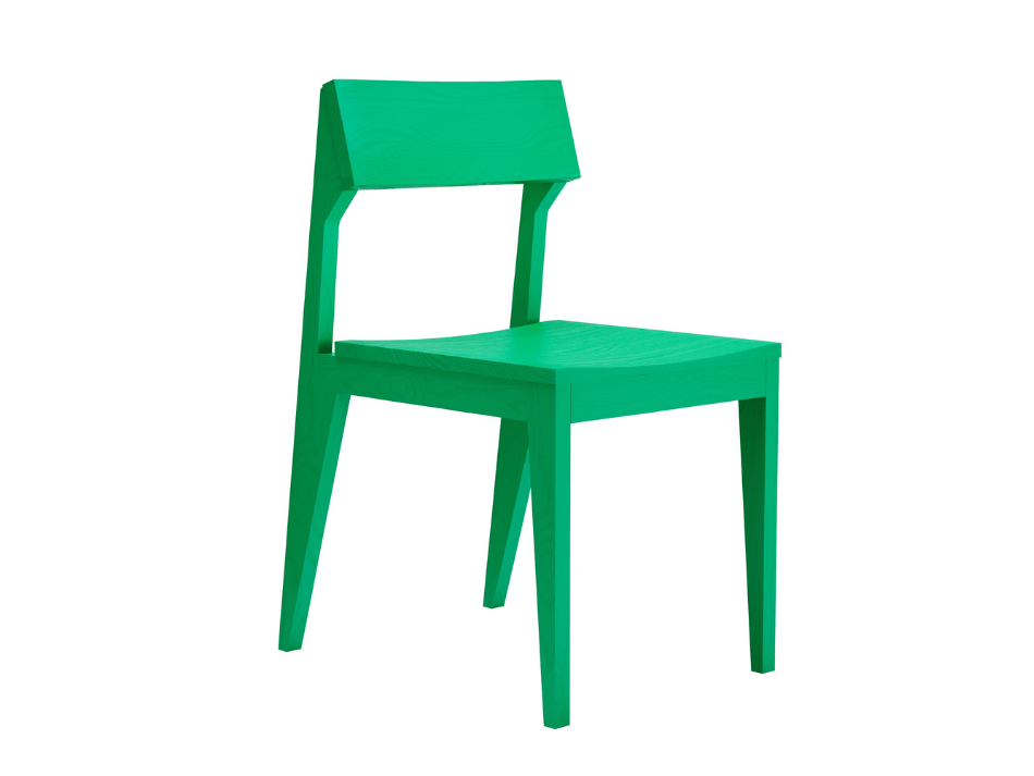 SCHULZ CHAIR ASH EMERALD 01