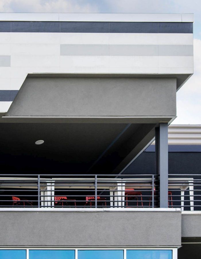 Fachada Hall interior Basalt Black, Lava, Perla, Artic White, estatuario hotel designer Mayse and Associates fabricator Holland Marble